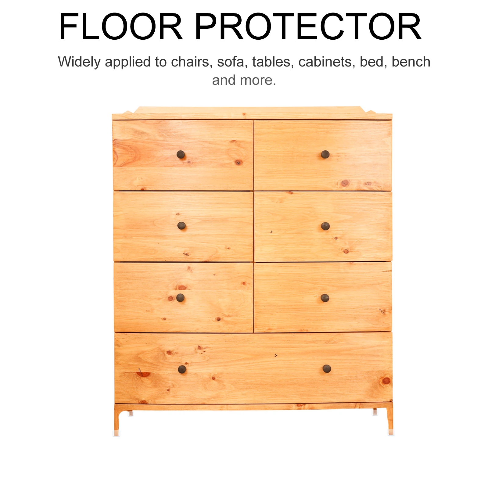 

10Pcs Anti-Slip Table Chair Leg Caps Protective Covers Chair Foot Floor Protectors Furniture Accessories for Home Office