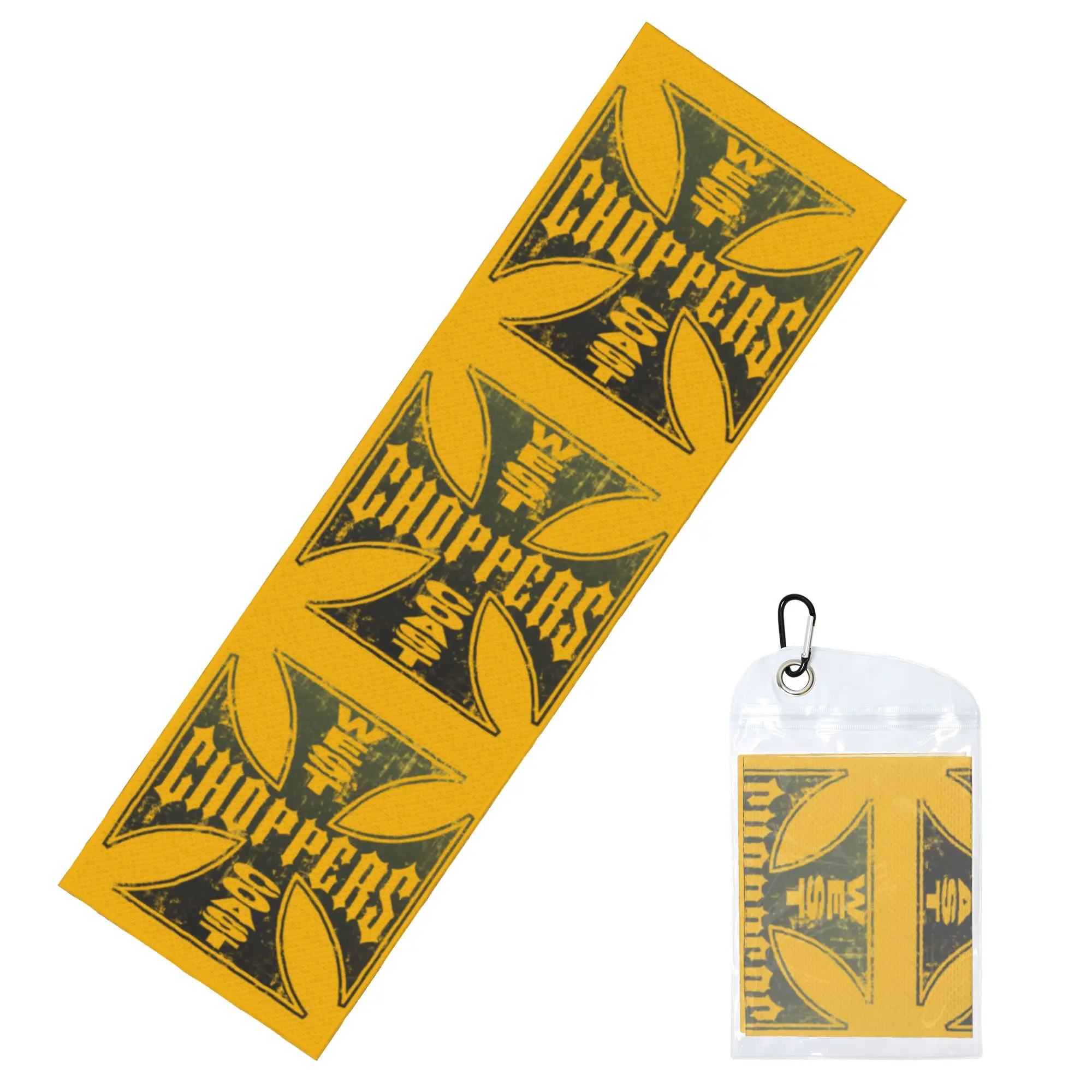 Motocross West Coast Chopper Iron Cross Cold Exercise Towel Face Towel Quick Drying  Bath Breathable Cold Towel