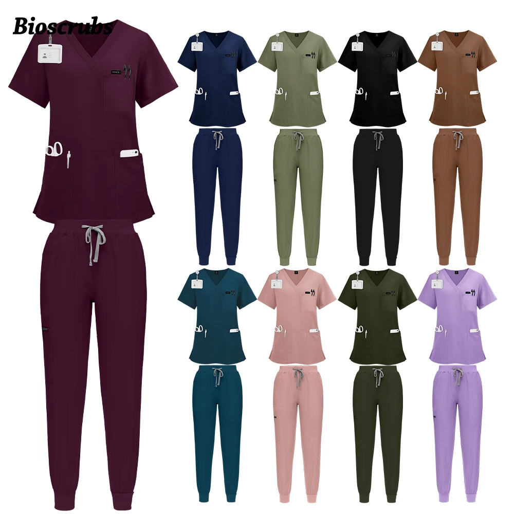 

Высококачественная спецодежда, аксессуары для медсестер, рабочая одежда для домашних животных, рабочая одежда для врачей, разноцветная анестетическая униформа, медицинские скрабы для женщин и мужчин