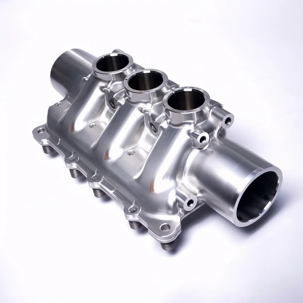 CNC Machined Stainless Steel & Billet Aluminum Wire EDM Performance Intake Manifold for 2.0 TFSI EA113