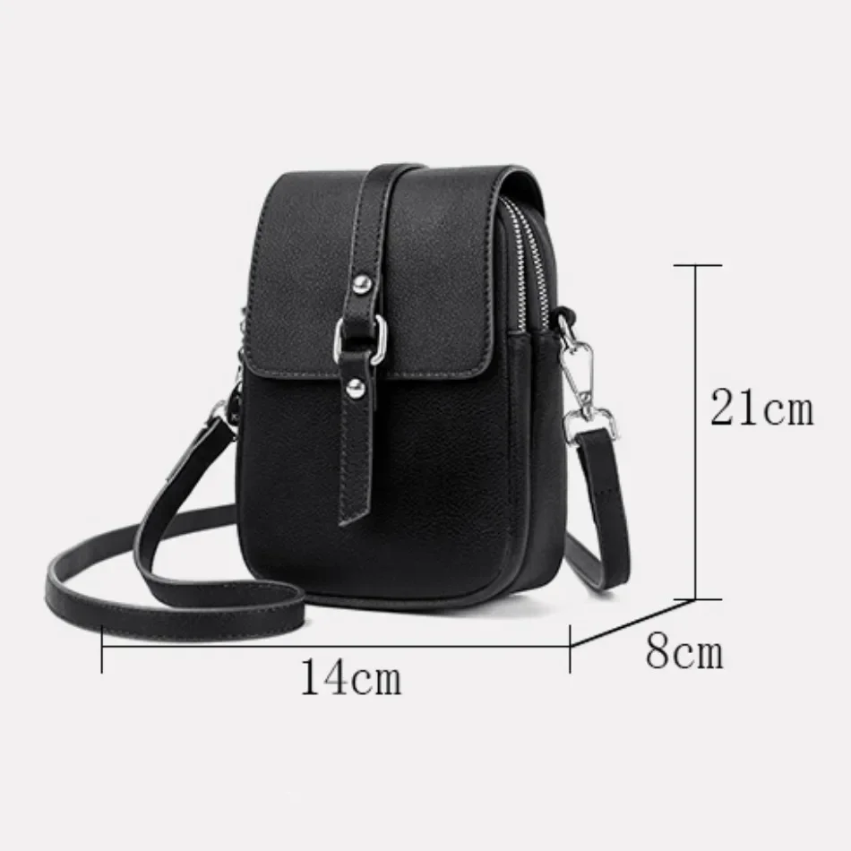 High Quality Leather Ladies Shoulder Messenger Bags Luxury Designer Purse Crossbody Messenger Bags for Women 2024 Female Bag Sac