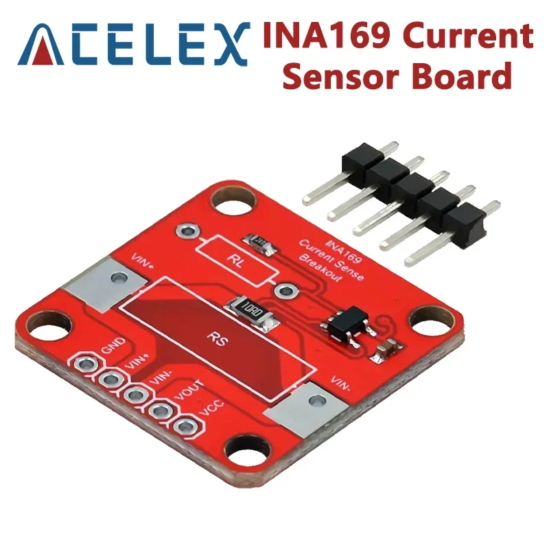 INA169 Current Sensor Board High Precision Analog to Current Sensing Breakout Converter Module Current Monitor 3.5mA-35mA