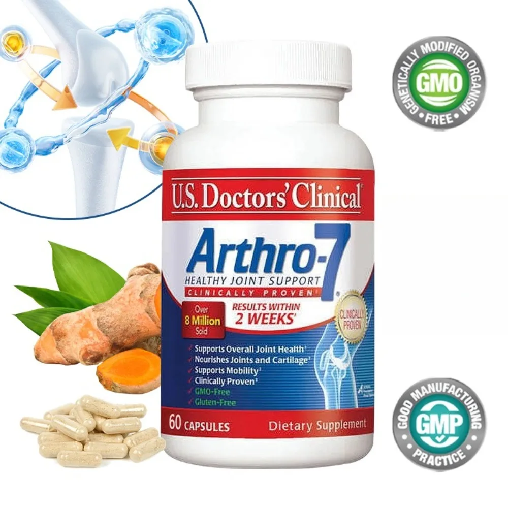 Arthro-7 - Joint Support Complex with Turmeric, and Collagen for Flexibility, Mobility, and Strong Cartilage (120 Capsules)