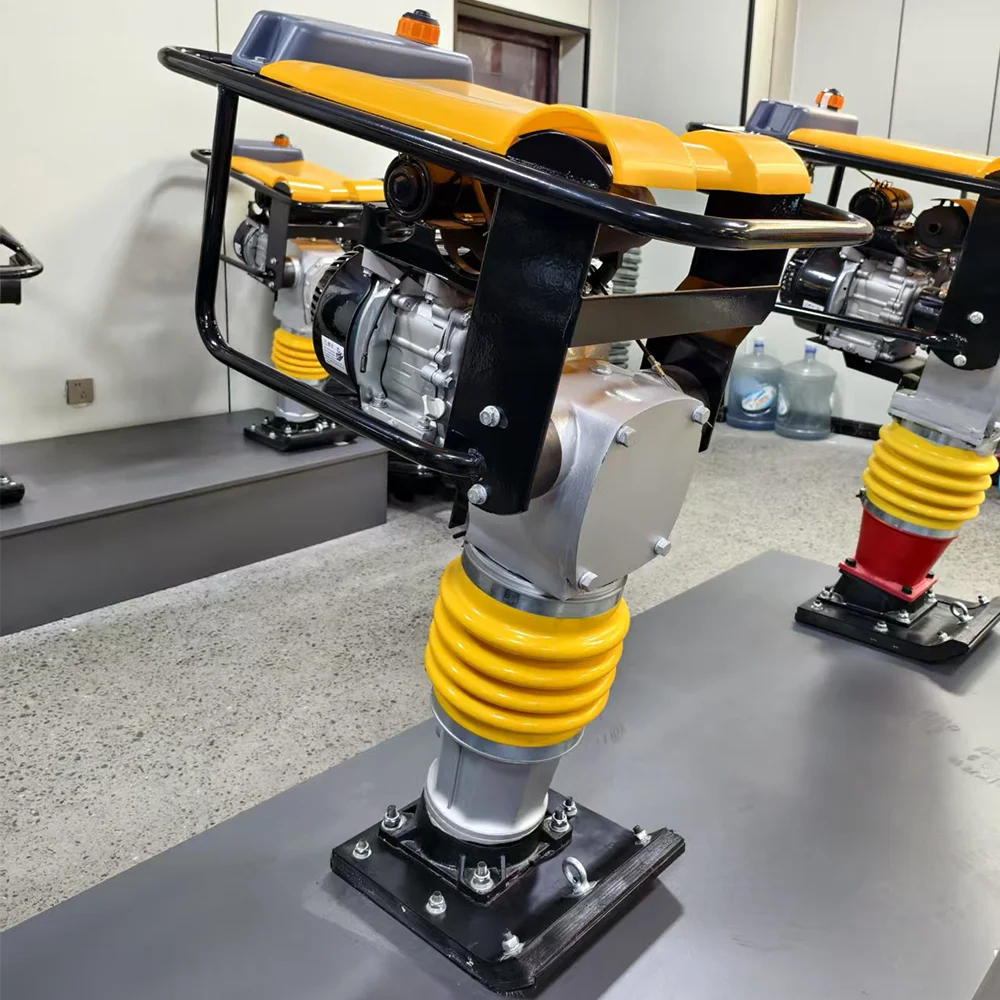 Most Selling Jumping Tamper Rammer Machine With Engine & Motor 4kw Power 220V/380V For Vibrating Tamping Sand Earth