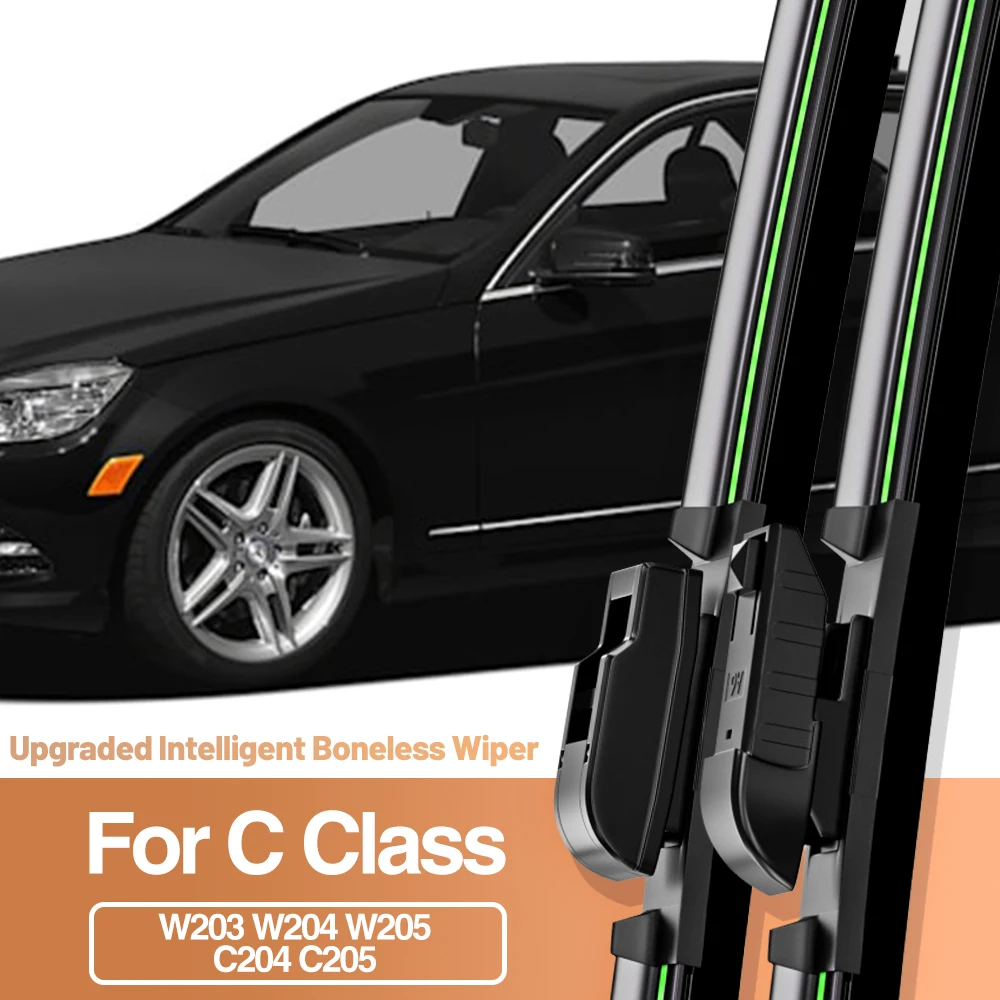 2 stücke Für Mercedes Benz C Klasse W203 W204 W205 C204 C205 2000-2020 Frontscheibe Wischer Klingen Zubehör windschutzscheibe Fenster
