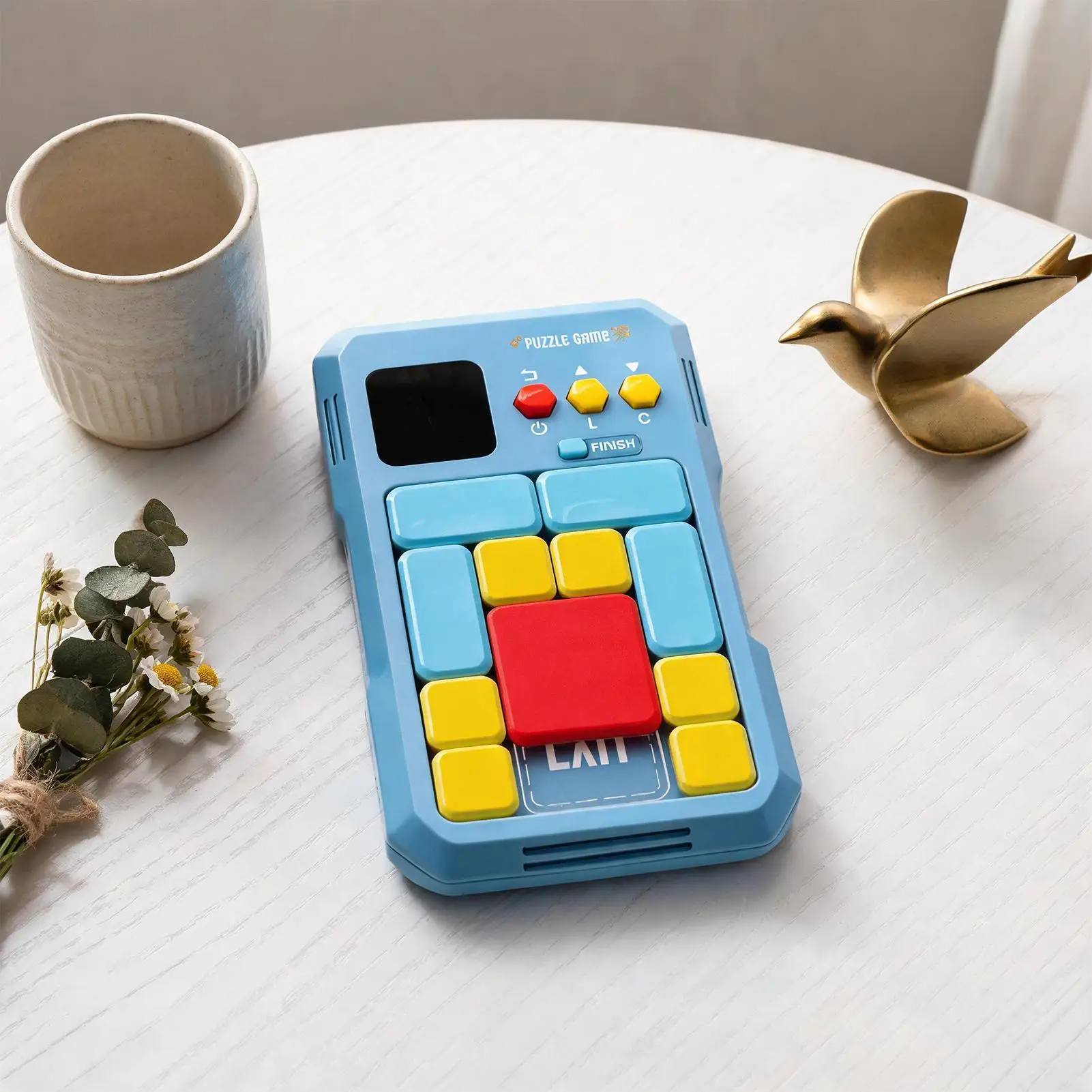 Slide Puzzles For Adults Portable Brain Tester Game Educational Puzzle Toys For Kids Adults Teenage Home Classroom Travel Road