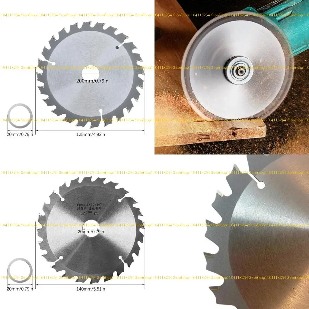 

P9FB 24 Teeth TCT Circular Sawblade Wheel Discs For Wood Cutting 125mm/140mm
