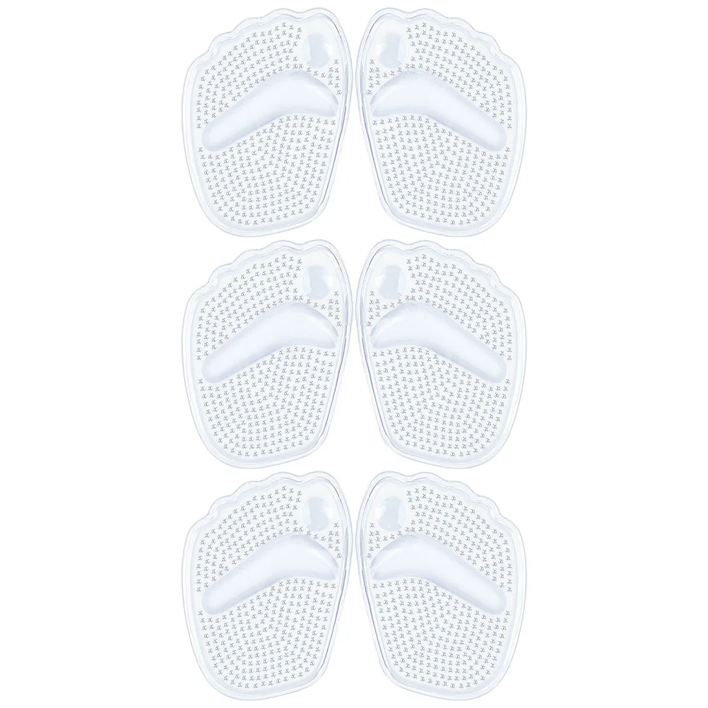 Coussinets antidérapants pour l'avant-pied, 3 paires, coussins à talons hauts, soulagement de la douleur du pied, Inserts adhésifs pour chaussures, Support du pied pour femmes
