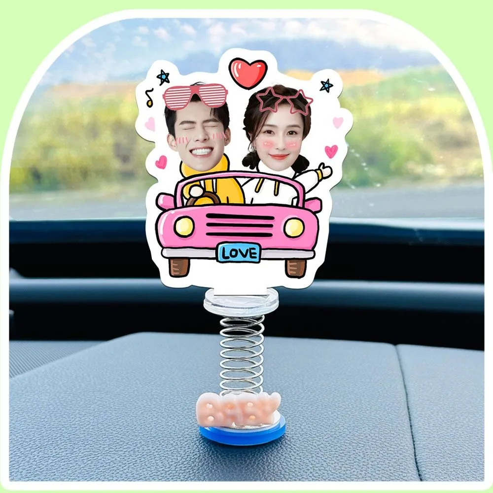 Personalized Photo Custom Acrylic Car Ornaments Customizable Photo Model for Car Interior Dashboard Decorations GIfts