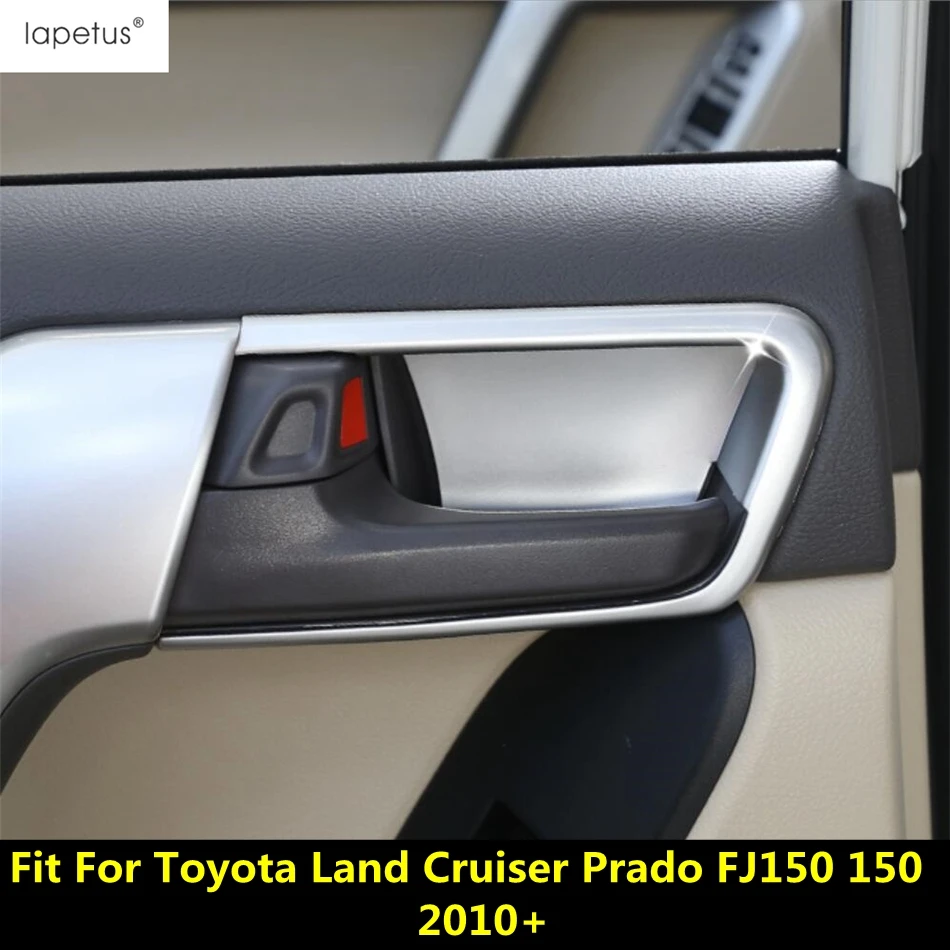 

Car Inner Door Handle Bowl Cover Trim For Toyota Land Cruiser Prado FJ150 150 2010- 2020 ABS Chrome / Matte Accessories Interior