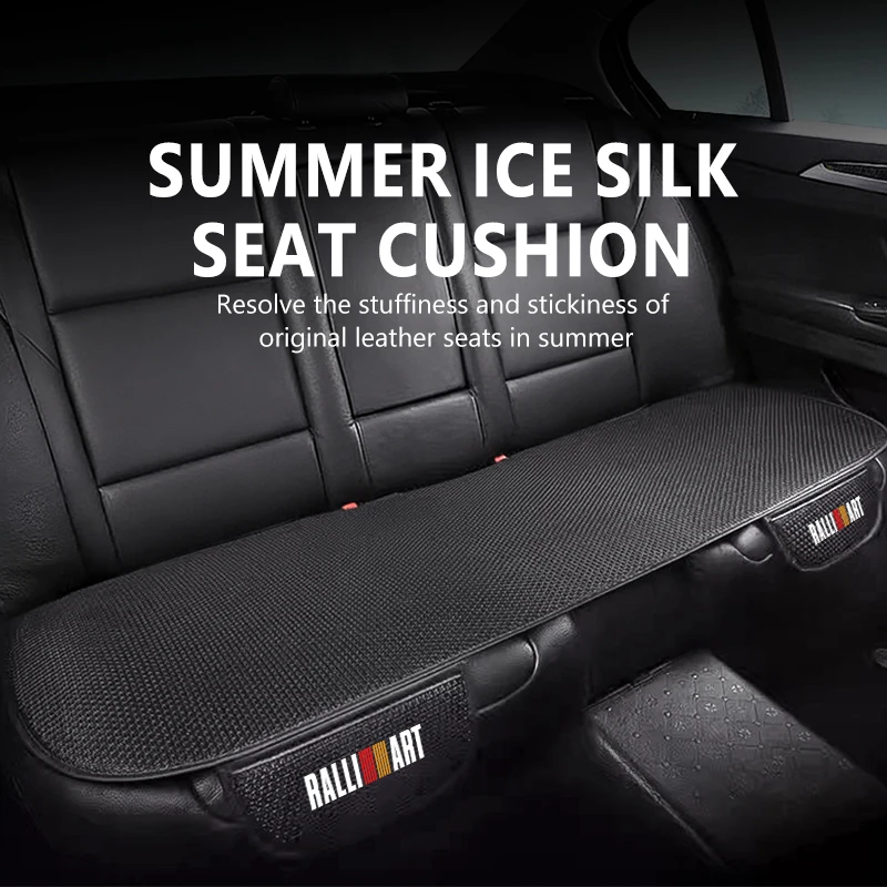 Breathable Car Seat Cover Ice Silk Summer Car Seat Cushion Protector For Mitsubishi ASX Outlander Sport RVR Dynamic Lancer