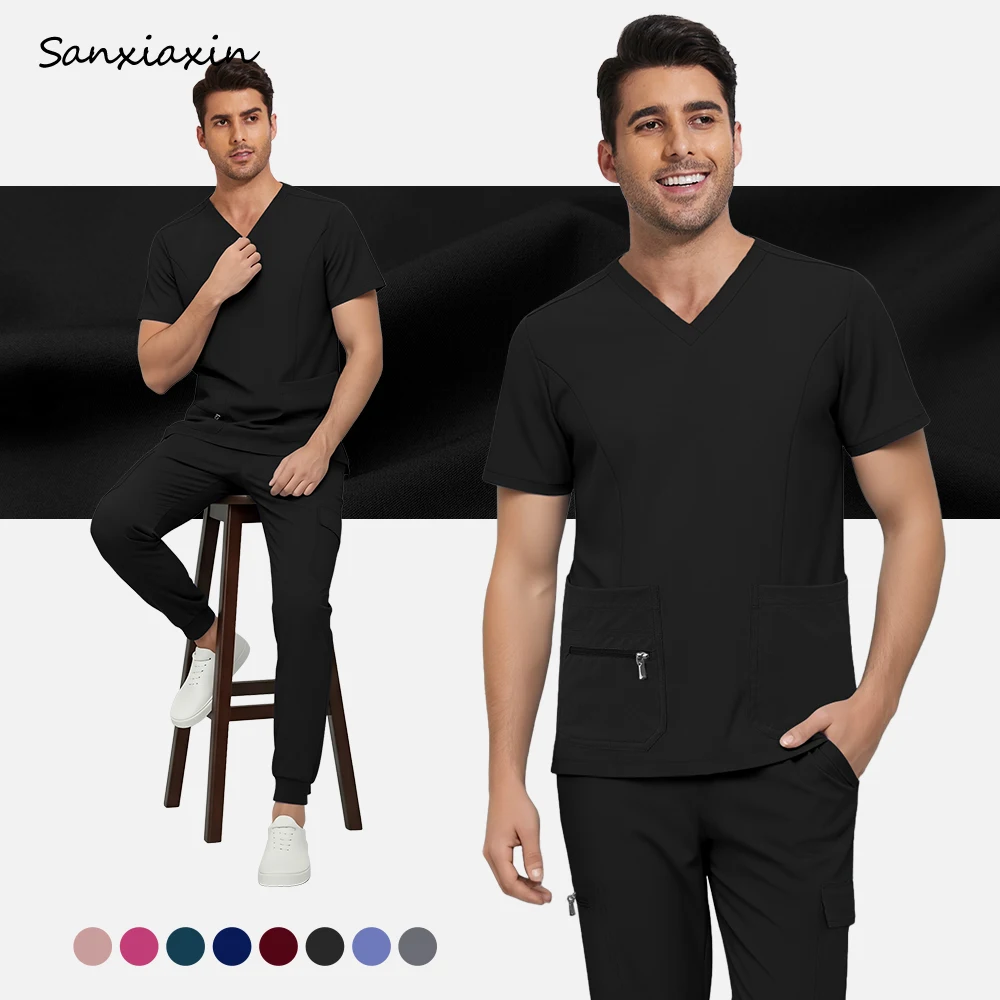 

Костюм врача для женщин, аксессуары медсестры, однотонный комплект медицинской формы, униформа медсестры, медицинские хирургические костюмы, рабочая одежда для спа-салонов