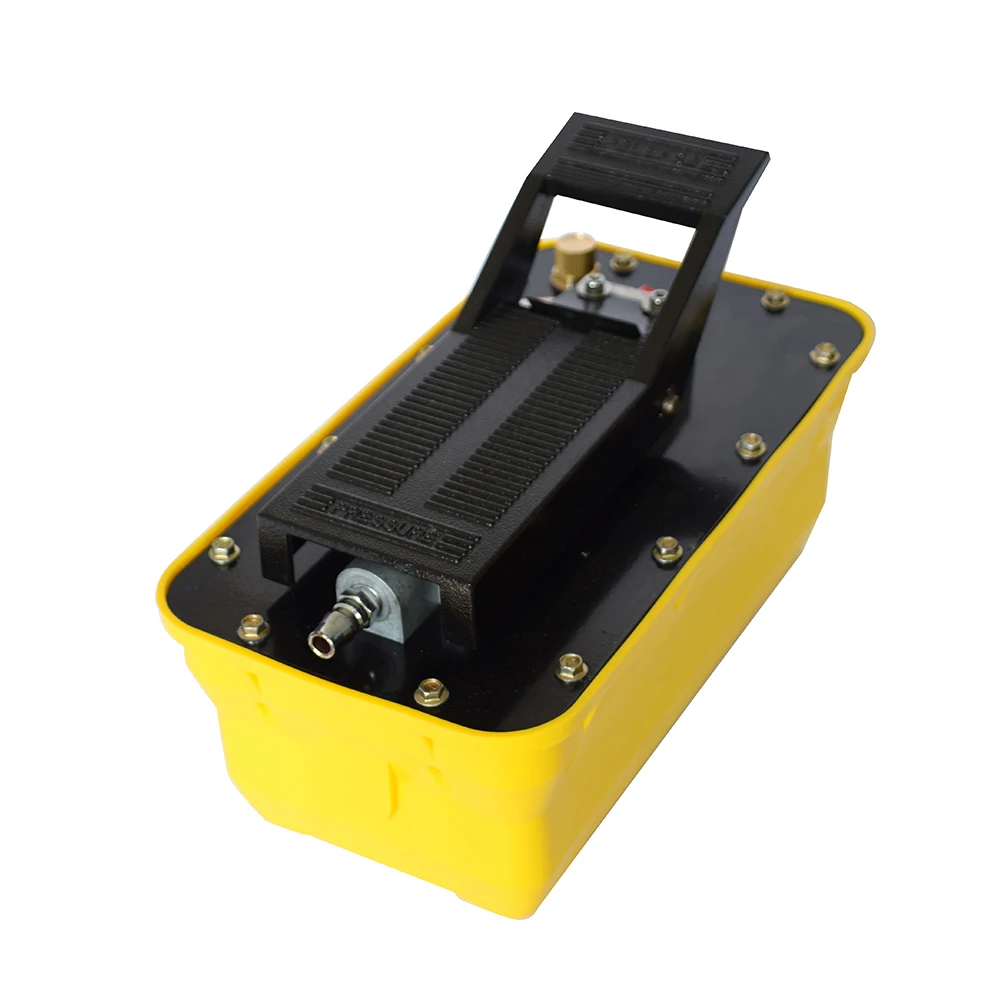 10000 PSI Air Hydraulic Foot Pedal Jack Pump Rotary Lift 0.75-0.95/Lmin 2.3L For Auto Body Frame Machines Press