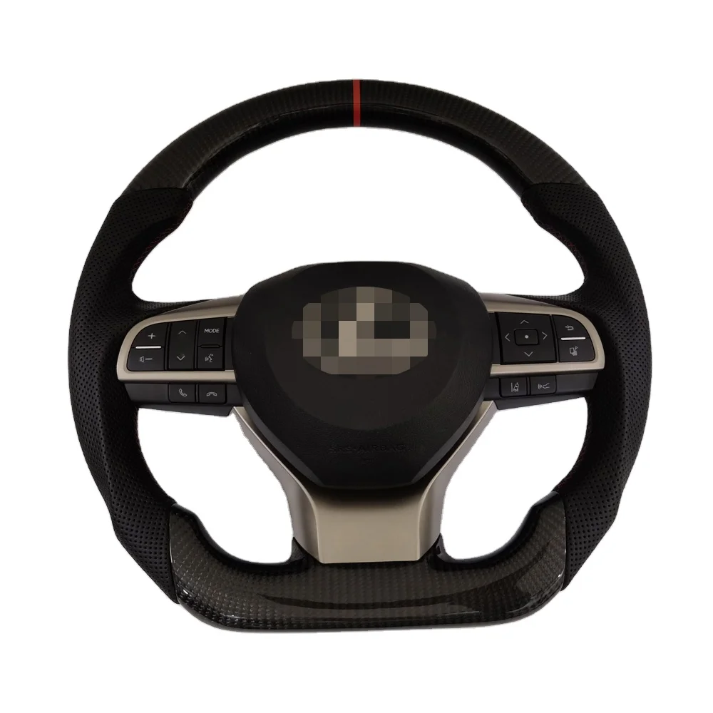 

Carbon fiber steering wheel For TOYOTA ALPHARD Upgrade LM with Multifunction Control Switch Sport steering wheel steering wheel