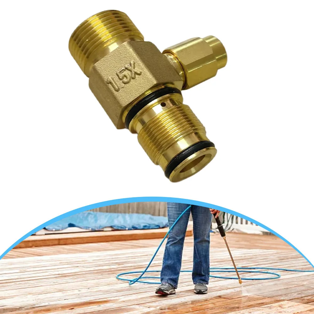 22 mm Hochdruckreiniger-Auslassanschluss mit Boost-Ventil, kompatibel mit DXPW3025 DXPW3228 DXPW3625 Hochdruckreiniger-Teilen