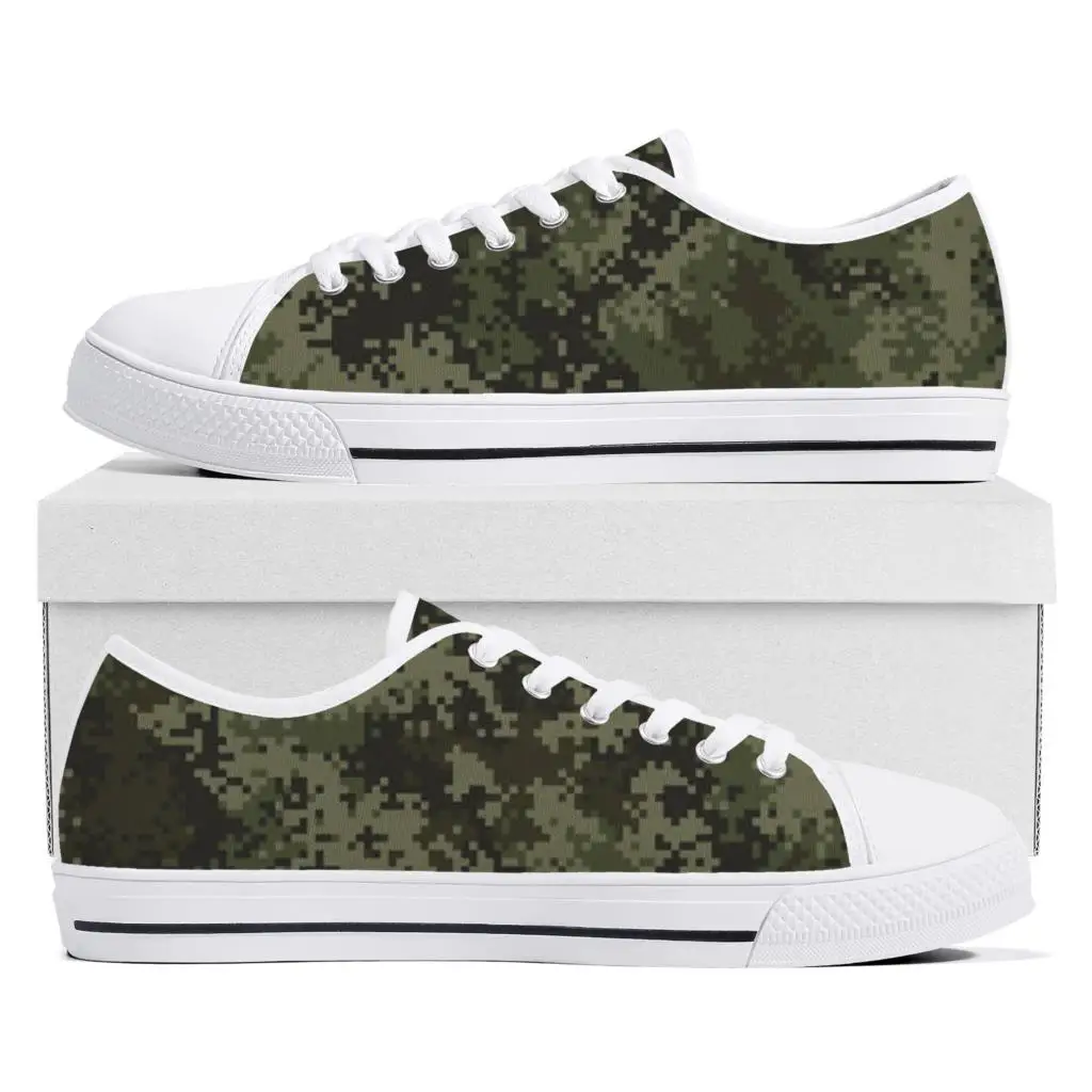 Camo Navy Low Top High Quality Sneakers Mens Womens Teenager Canvas Sneaker Camouflage Army Casual Couple Shoes Custom Shoe