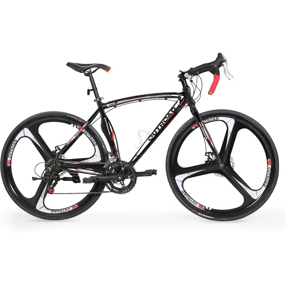 14/21 Speed Road Bike, 700C Wheel Road Commuter ycle with Dual Disc/V Brakes, Light Alloy e, Adult aster Racing Bike or Men and
