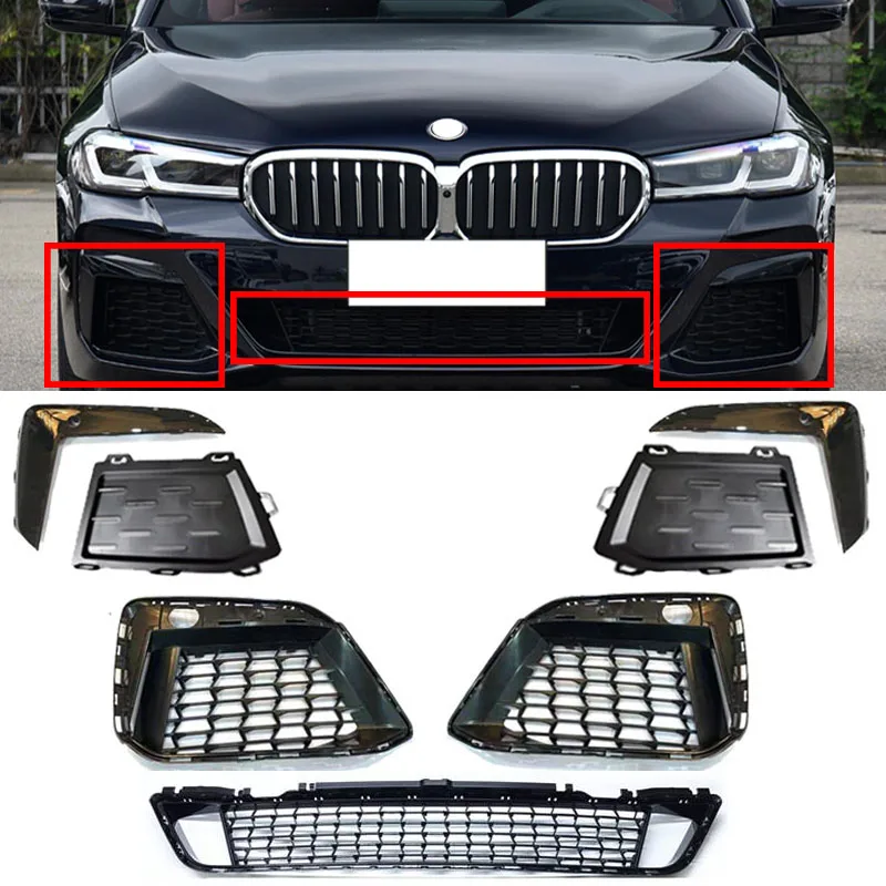 Front Fog Lamp Light Strip Trim for BMW G30 G38 525i 530i M-Sport 2021-2023