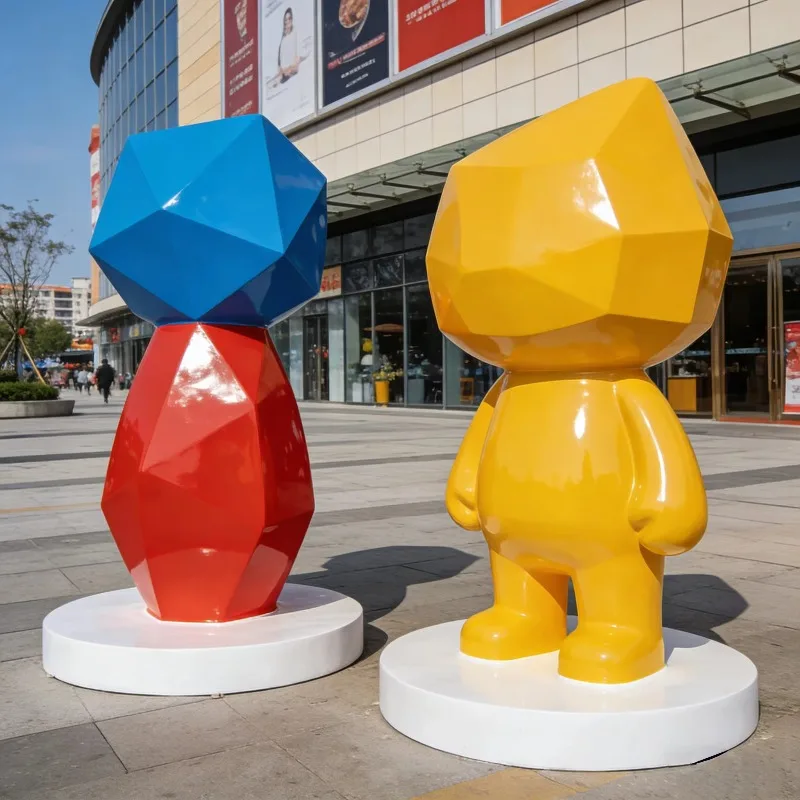 Custom popular resin abstract, irregularly shaped carved sculptures, high-quality, high-quality materials