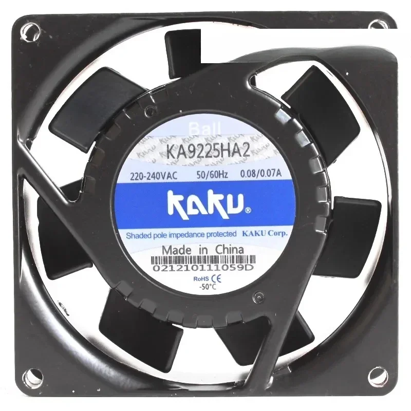 KAKU original KA9225HA2 BT AC220V 0.08/0.07A ball bearing axial flow fan