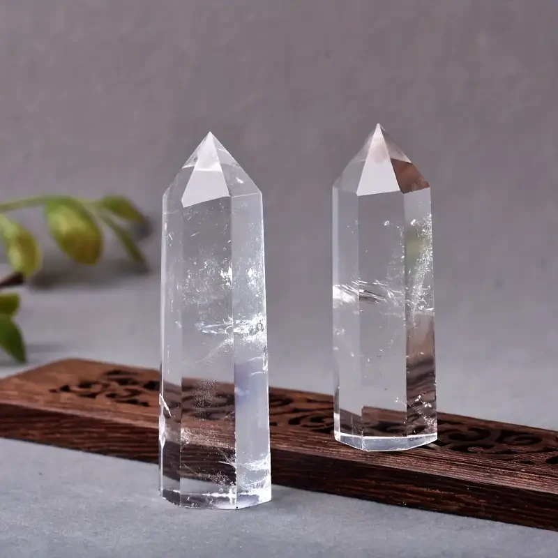 

Selenite Healing Crystals Wands (2.76 to 3.15 in), Natural Reiki Energy Wand Stone Hexagonal Point Obelisk Large Crystal Gemston
