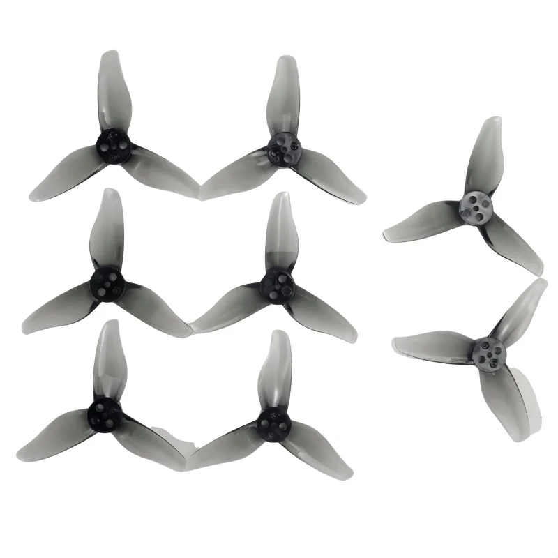 4 أزواج/8 قطع Gemfan2023 2X2.3X3 3 شفرات مسواك المروحة 1.5 مللي متر لطائرة سباق بدون طيار FPV