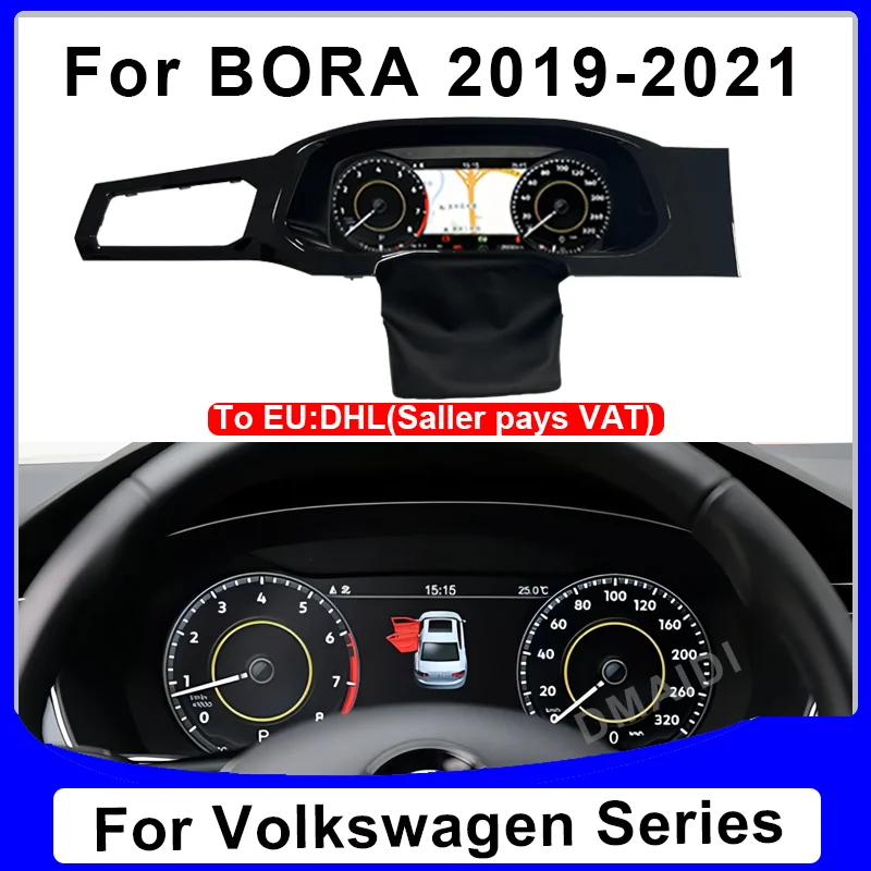 Latest Car LCD Digital Dashboard For Volkswagen Bora 2019 2020 2021 Panel Instrument Cluster Cock Speedometer Navigation Linux