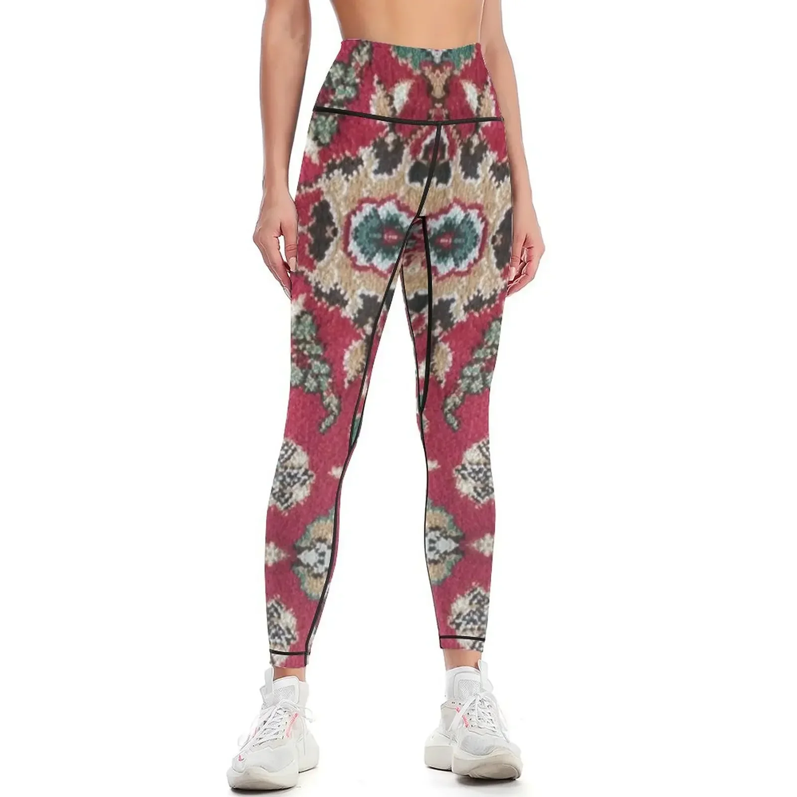 

Carpet (pattern) Leggings Sweatpants sports for push up Fitness's gym clothes for physical Womens Leggings