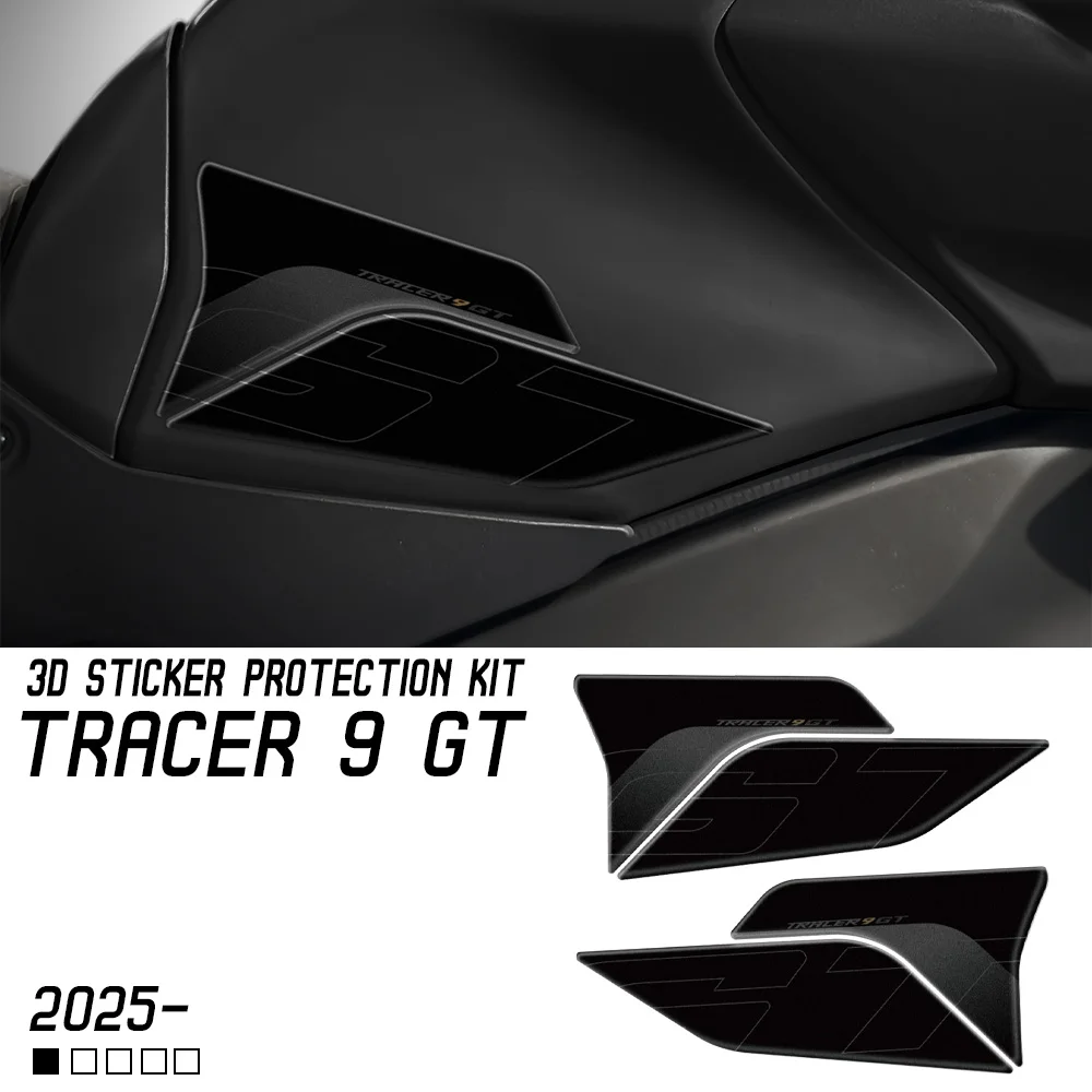

Tracer 9 GT 2025 Accessories 9GT Ceramic Ice- Motorcycle 3D Epoxy Decal Tank Pad Prot