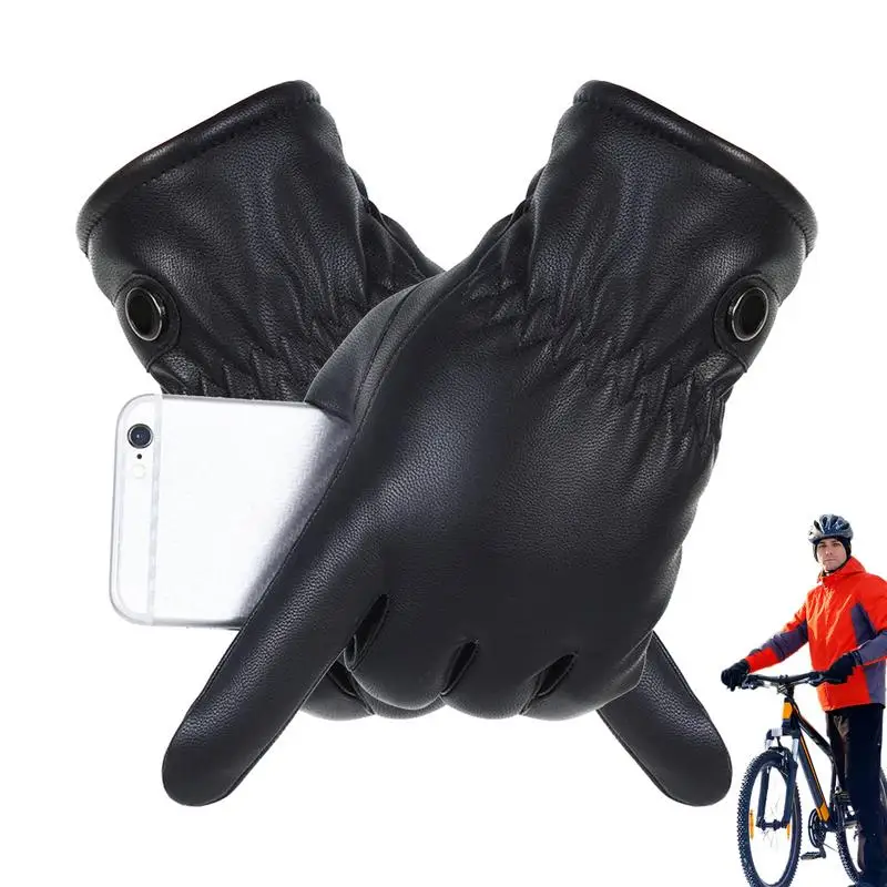 Windproof Cycling Gloves Waterproof Winter Gloves for Outdoor Cold Weather Gloves for Biking Running Jogging Exercise