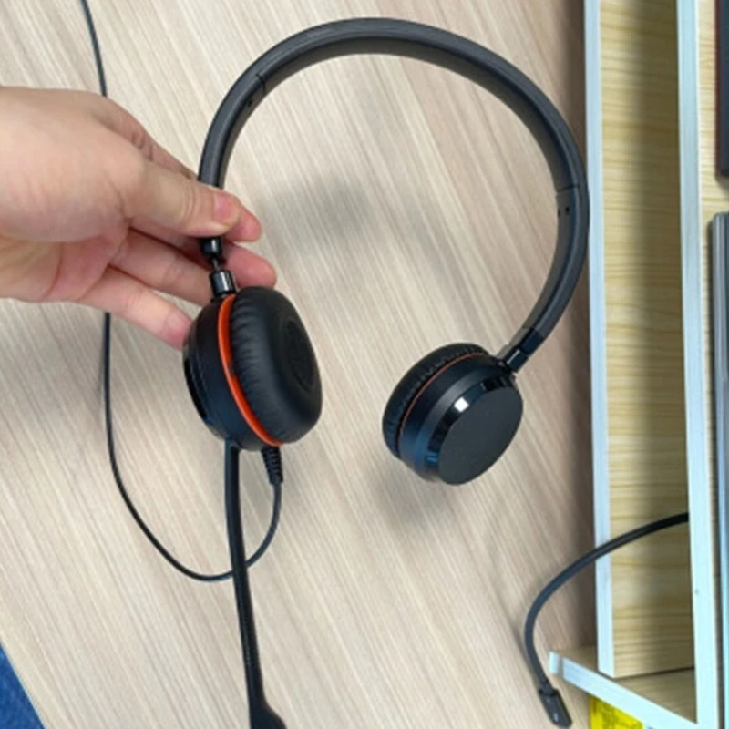 أغطية وسادات أذن إسفنجية مريحة M17B مع قماش معزز للصوت لـ Evolve 75+ 75