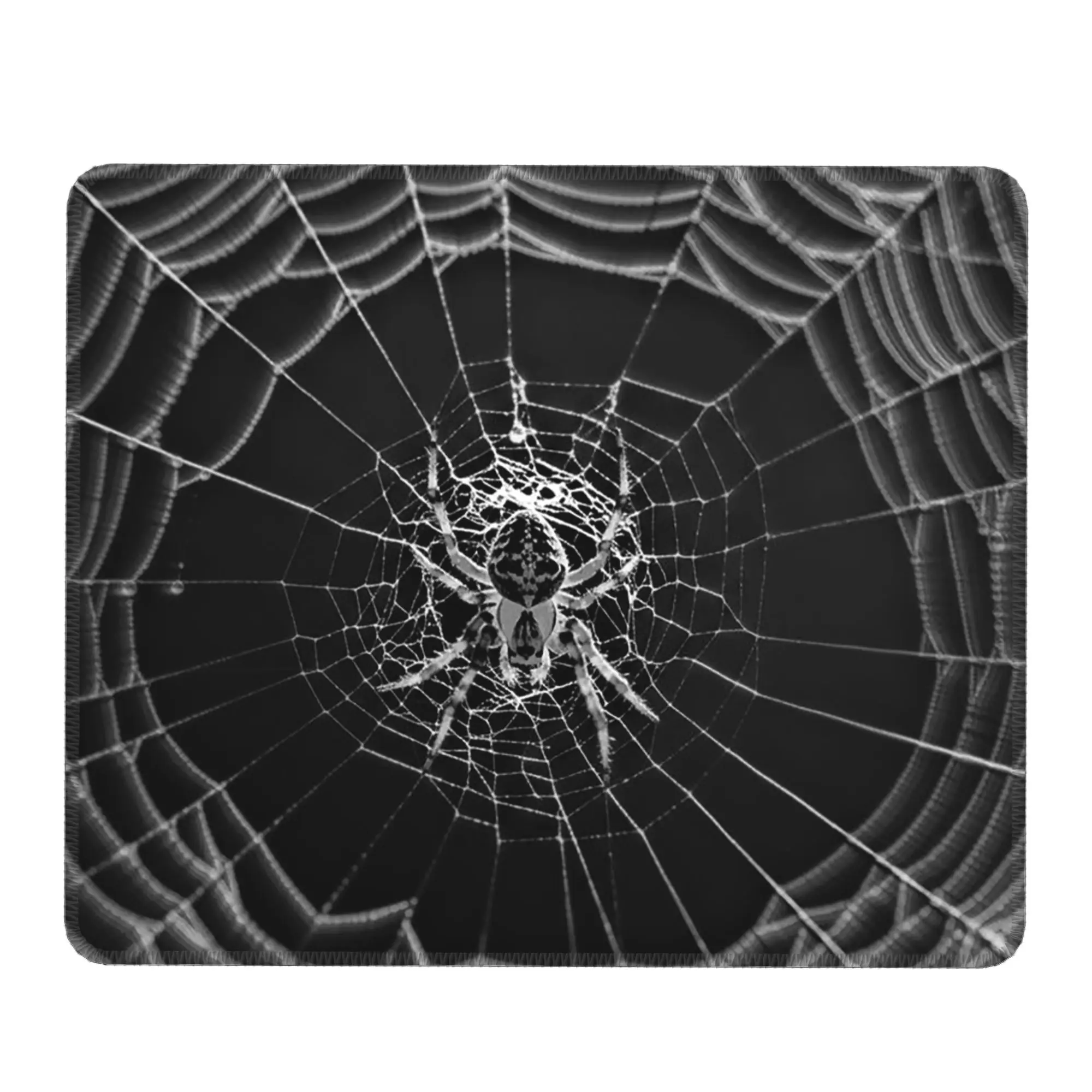 Black White Spider And Cobweb Mouse Pad Computer Keyboard Mouse Mat Gamer PC Laptop Desk Mat Office Table Mats