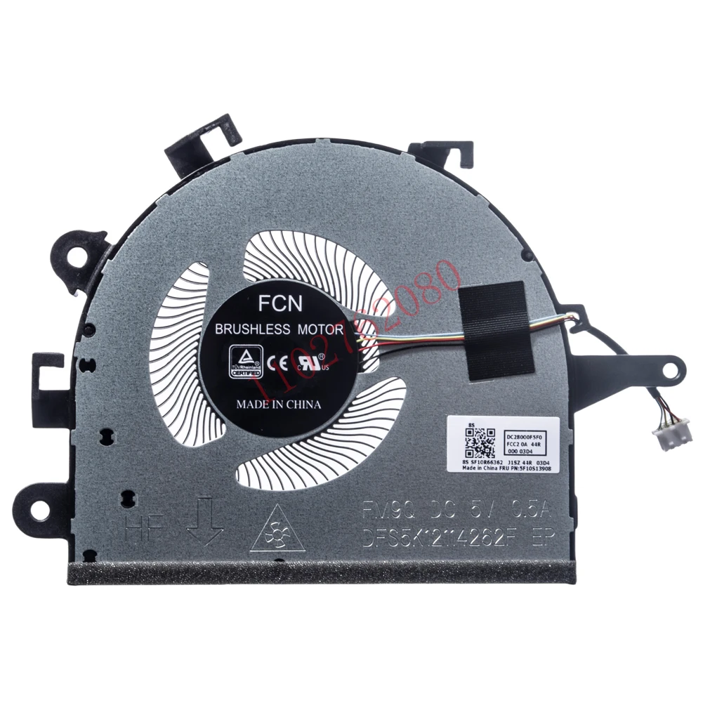 Laptop Cooling Fan for Lenovo ideapad 3-17IML05 3-17ARE05 V17-IIL FM9Q 81WC Series 5F10S13908