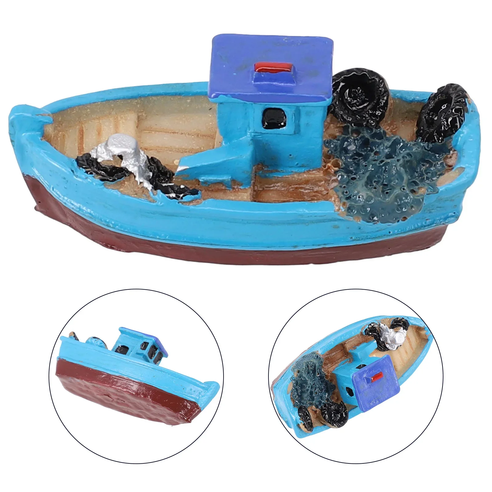 Fishing Boat Ship Toy Craft Home Tabletop Decoration 2*3*5cm At Random Miniature Mini Model Hot 2018 Nice Sale