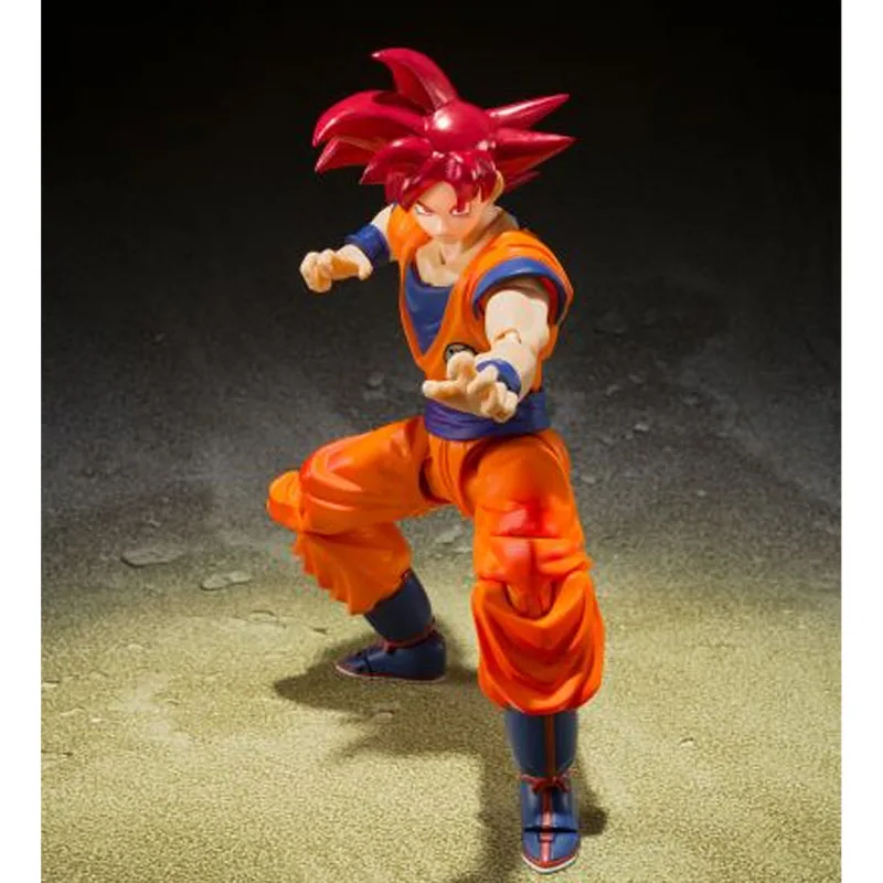 Bandai Genuino SHFiguarts Anime Figura Dragon Ball Z Super Saiyan Dio Son Goku 140mm Action Figure Giocattoli per I Ragazzi Bambini Regalo
