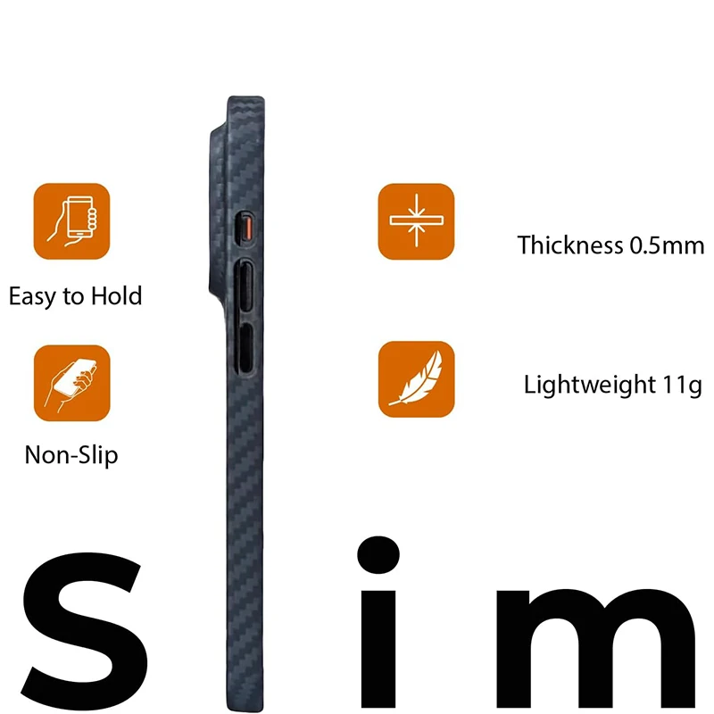 iPhone 15 14 13 12 Mini 11 Pro Xs Max X Xr Max 7 8 Plus SE 2020 2022 0.3mm PP Frosted Fundas Coque 용 카본 패턴 매트 케이스