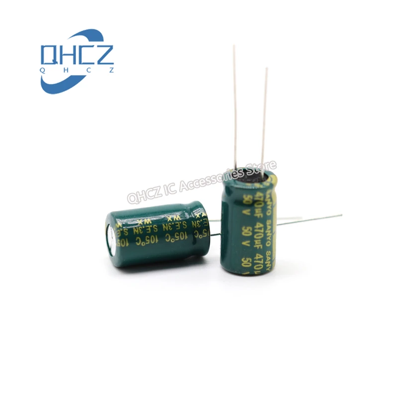 10pcs 50V470UF high frequency low resistance long life drive power electrolytic capacitor 470UF50V 10x17