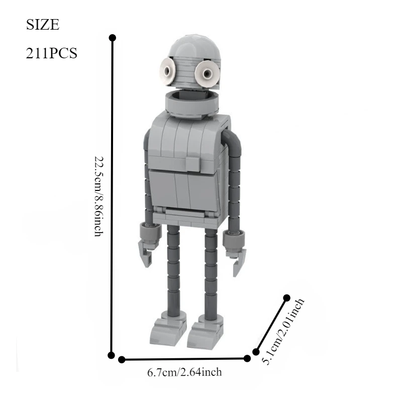 Modelo de Robot de Ensueño de 221 Piezas, Rompecabezas 3D de Ciencia Ficción Cyberpunk, Set de Construcción Futurista Coleccionable para Adolescentes y Adultos