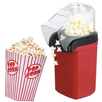 Household Popcorn Machine Hot Air Oil Free Healthy Portable Corn Popper for Home Kitchen Kids Homemade Snack Maker