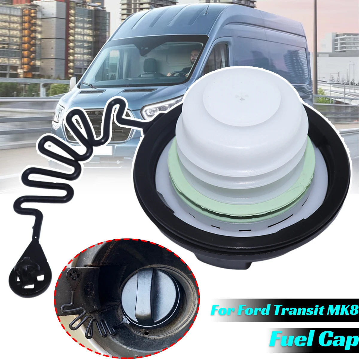

Fuel Tank Filler Cap Assy Petrol Diesel Models Plug Cover Gas Evap leakLeakage Issue Fix For Ford Fiesta Transit MK4 2014-2019