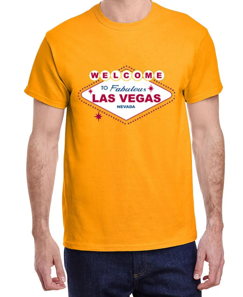 Las Vegas Sign T-shirt Souvenir Gifts Mens Graphic Tee Clothing Apparel Unisex T-shirts Fashion Couple's Cloths