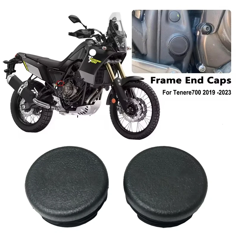 Fit For YAMAHA Tenere700 XTZ 700 2019 2020 2021 2022 2023 TENERE 700 Frame Hole Cover Caps Plug Decorative Frame Cap Set