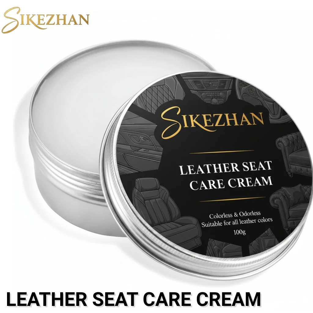Auto-Lederpflegecreme, natürlich, transparent, geruchlos, Leder-Conditioner-Balsam, universell für alle Farben, schützt, nährt Autositze