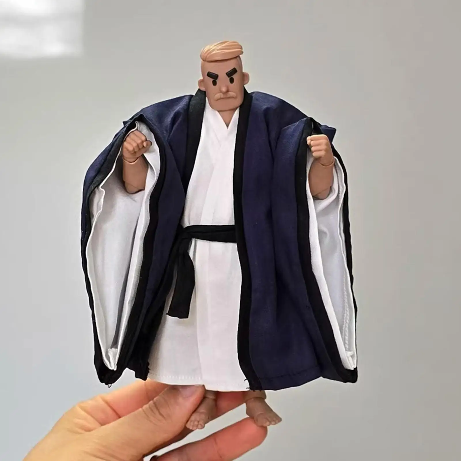 Vestiti per Action Figure 1:12, Abito Taoista, Abbigliamento Tradizionale in Miniatura per Figure Maschili da 6 Pollici, Bambole