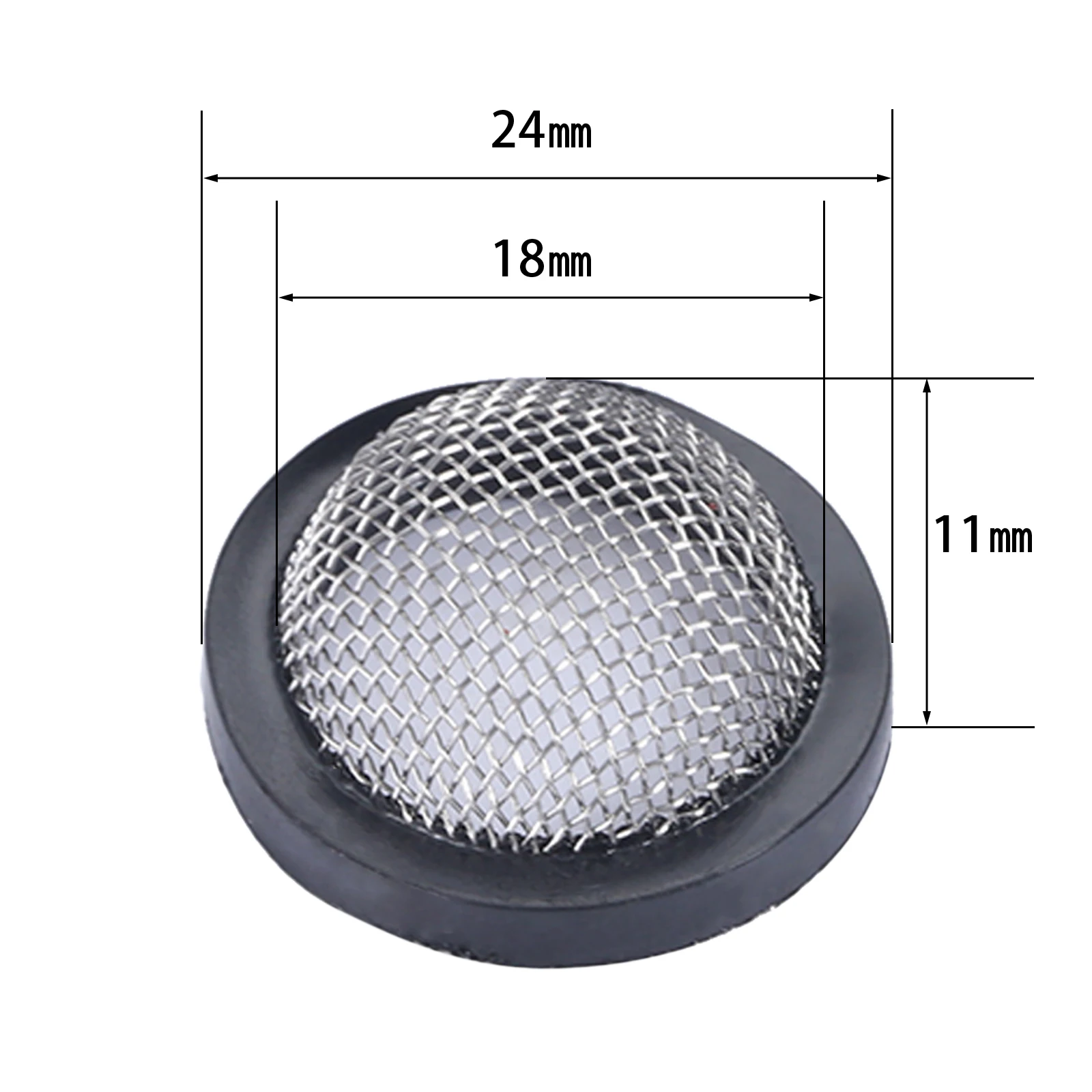 30Pc Rubber Gasket Hose Filter Washers Screen Inlet w/ Strainer Fittings for 1/2 3/4 Inch Garden Hose Connector &Washing Machine