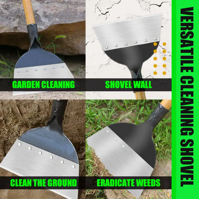 Imagem -06 - Multifuncional para Limpeza de Jardim ao ar Livre pá Plana de Aço pá de Gelo Capinação Plantio Fazenda Ferramenta de Capinação Dropshipping Peça pá