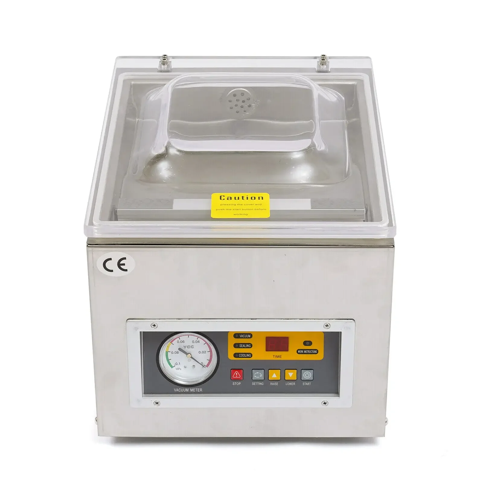 سدادة الغرفة الرقمية DZ-260S - آلة تغليف المواد الغذائية التجارية بقدرة 120 وات