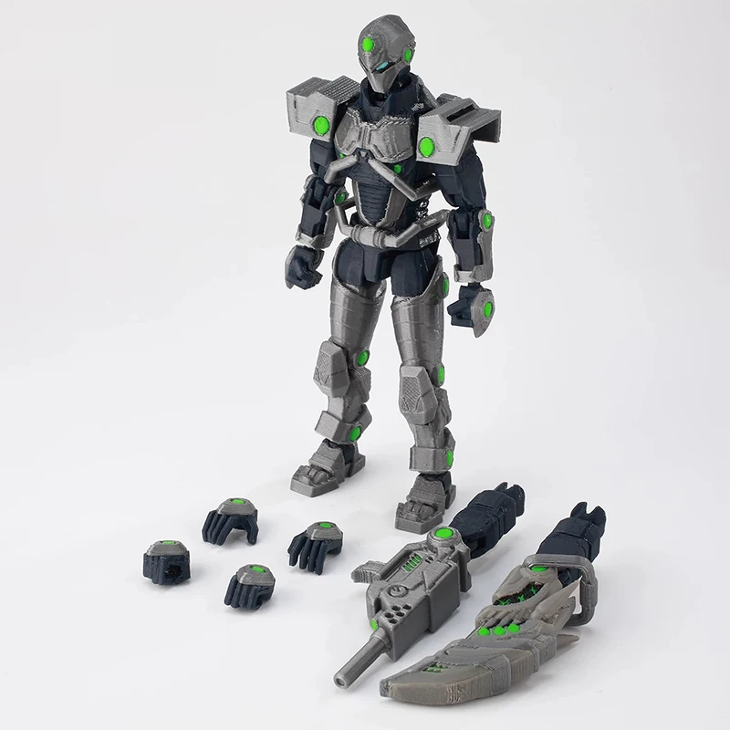 3D Printed Dummy 13 Invincible Boy Titan Model Multi-jointed Movable Action Figure Desktop Ornament Animation Model For Kids Fan image 3