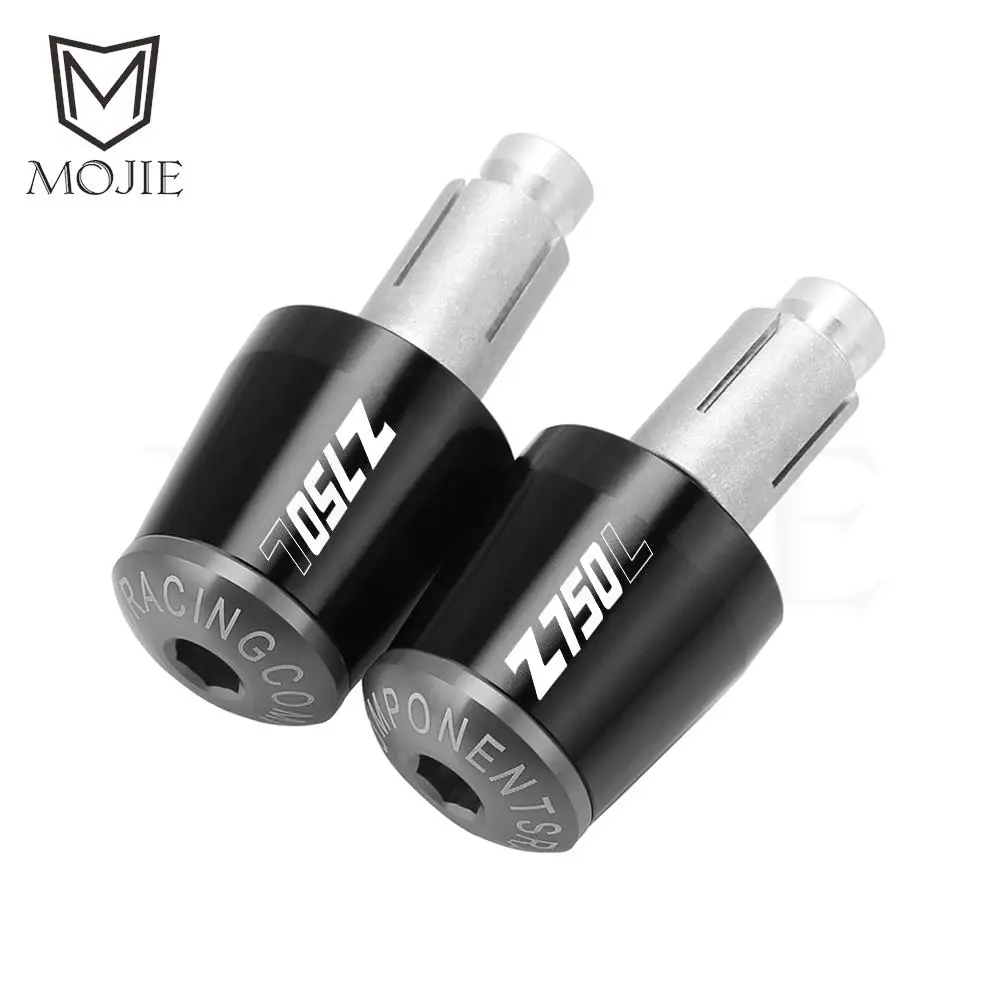 Motorcycles Handlebar Grips Cap Weight PartsAnti Vibration Silder Plug Ends FOR KAWASAKI Z750L Z750 L Z 750 L2007 2008 2009 2010