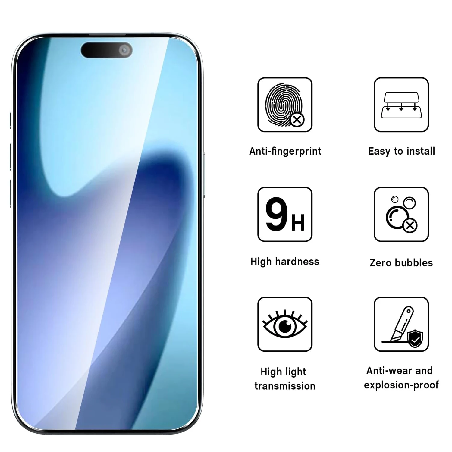 

1/2/3/4Pcs HD For iPhone Air Tempered Glass